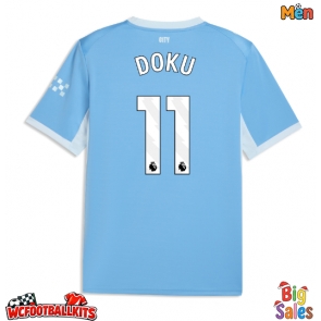 Manchester City Jeremy Doku #11 Replica Home Stadium Shirt 2026-27 Short Sleeve